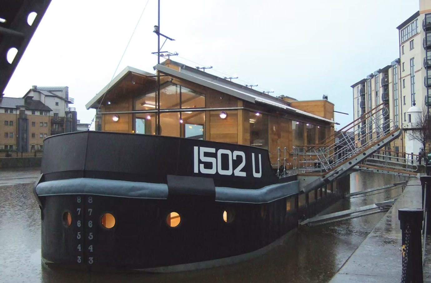 Barge at The Shore in Leith could become new restaurant with waterside terrace
