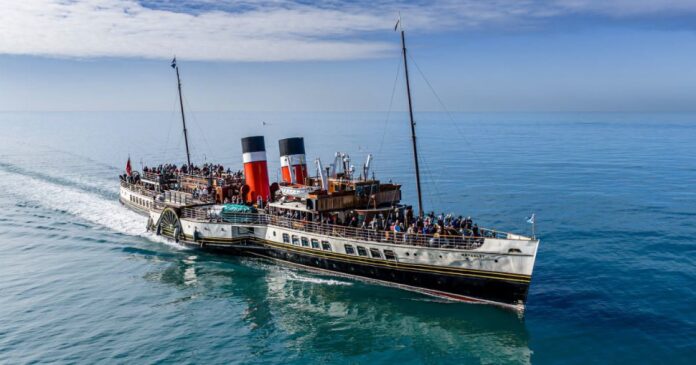 World’s last seagoing paddle steamer Waverley celebrates 80 years since Glasgow launch