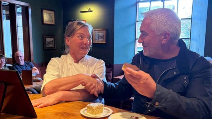 Scottish hotel chef gets surprise Paul Hollywood handshake for her millionaire’s shortbread