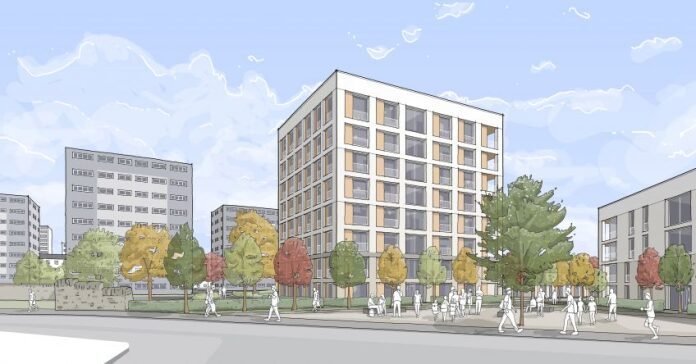 £100m Glasgow regeneration with 401 new homes faces planning decision