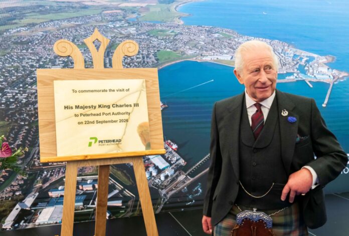 Peterhead showcases strategic role in the UK energy transition during visit by King Charles III