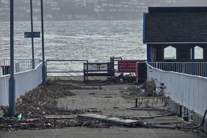 Urgent work under way to reopen Kilcreggan Pier in Helensburgh