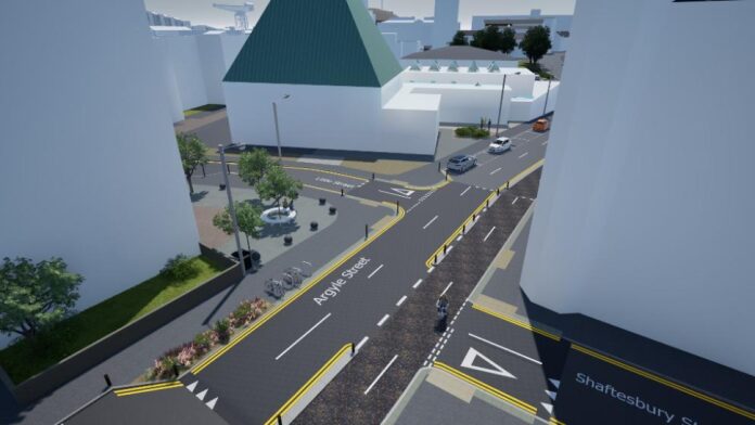 Glasgow area beneath M8 to be transformed with new public plaza