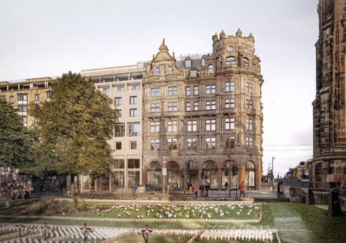 Edinburgh's Jenners building to emerge from scaffolding after two years