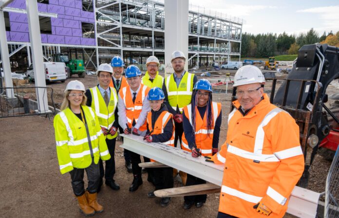 Major construction milestone reached at new Hazlehead Academy Campus