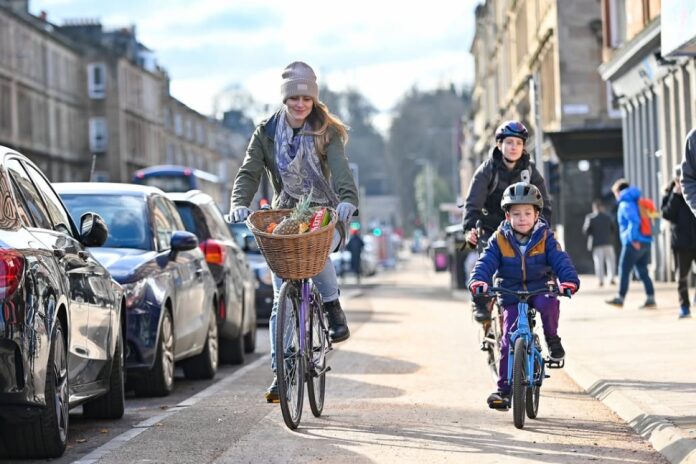 Glasgow’s cycle lanes see record numbers of bike journeys
