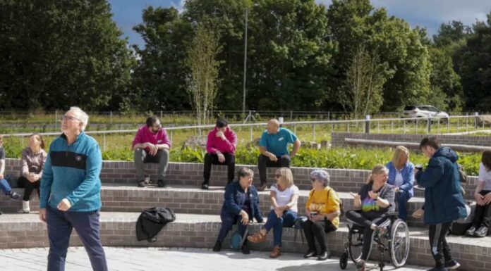 New civic plaza and events space opens in Erskine