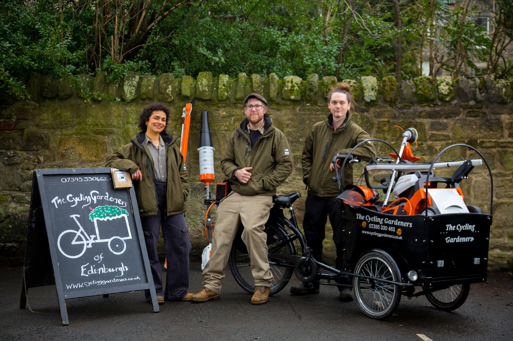 Business booming for The Cycling Gardeners of Edinburgh thanks to Business Gateway support