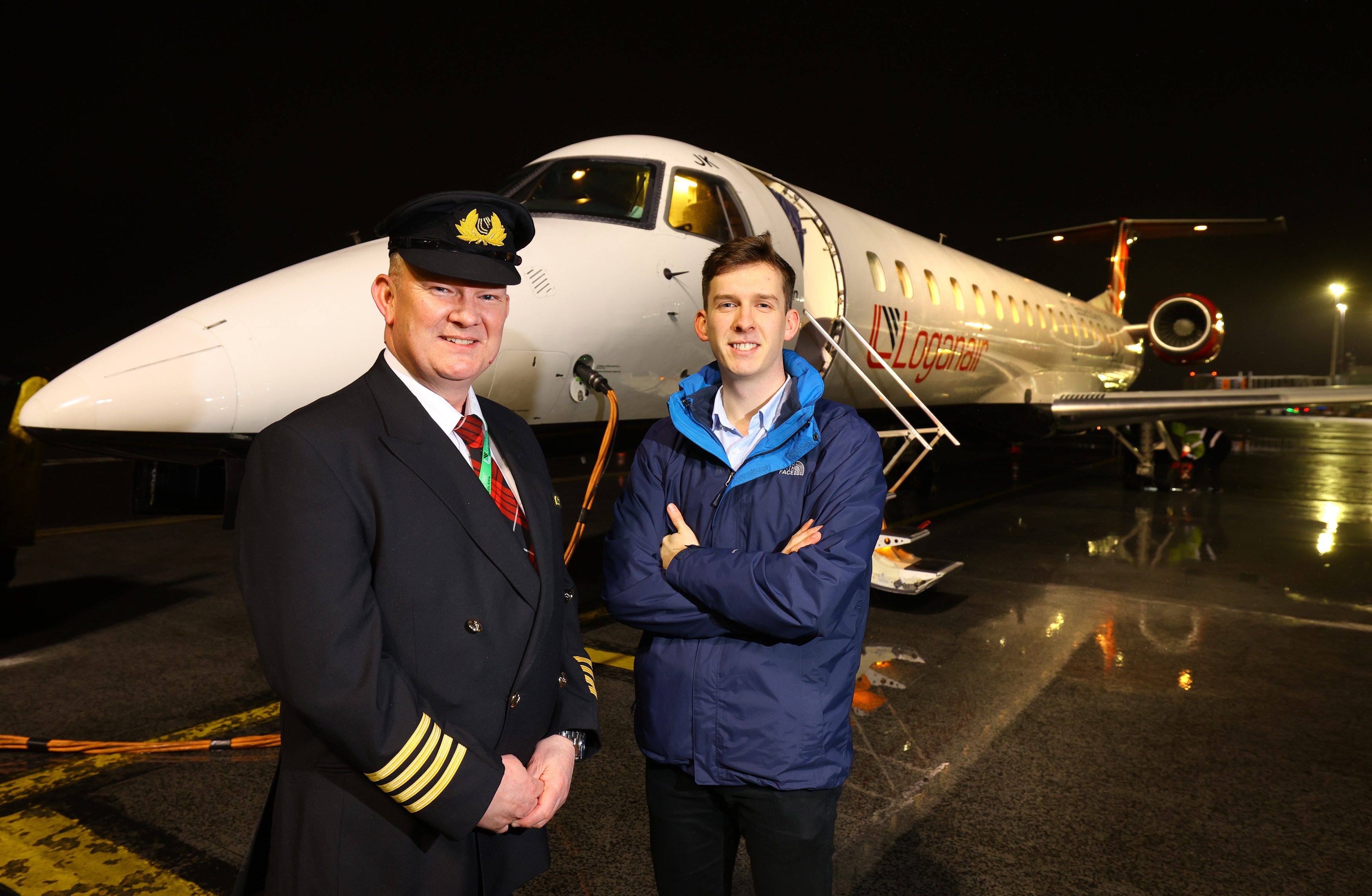 Loganair keeps it in the family as father and son inspire each other to pursue dream aviation careers