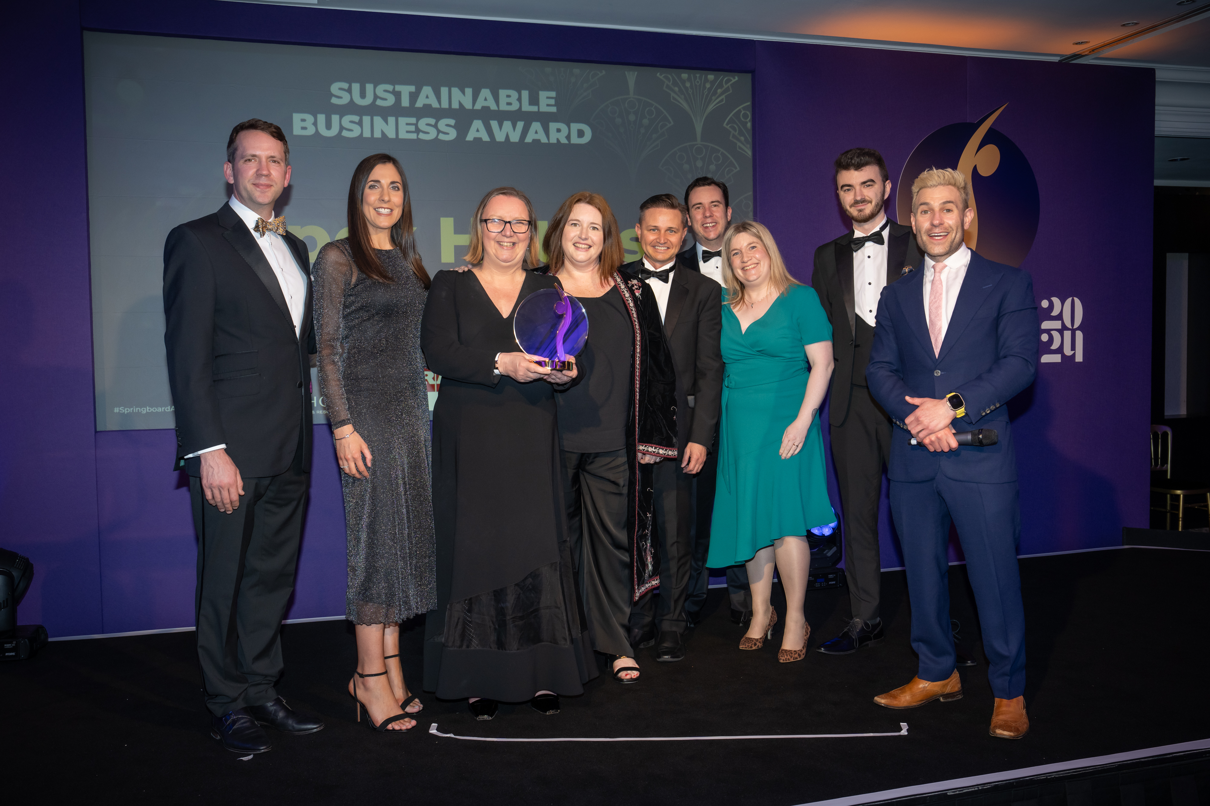 Apex Hotels wins sustainable business accolade at Springboard Awards